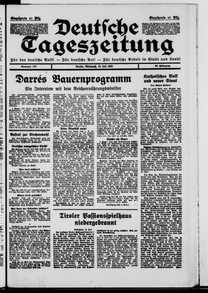 Deutsche Tageszeitung on Jul 19, 1933