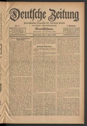 Deutsche Zeitung vom 02.04.1896