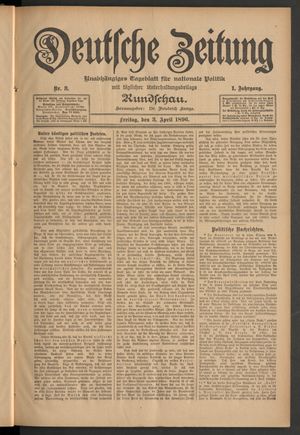Deutsche Zeitung vom 03.04.1896