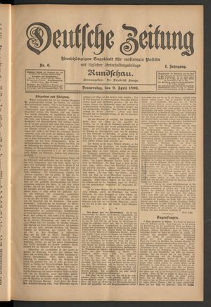Deutsche Zeitung vom 09.04.1896