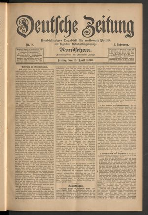 Deutsche Zeitung vom 10.04.1896