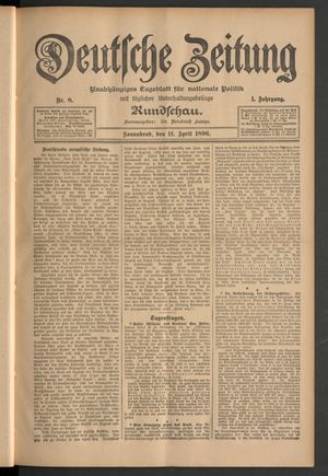 Deutsche Zeitung vom 11.04.1896
