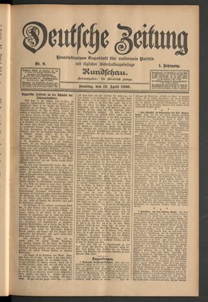 Deutsche Zeitung vom 12.04.1896