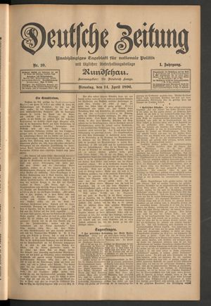 Deutsche Zeitung vom 14.04.1896