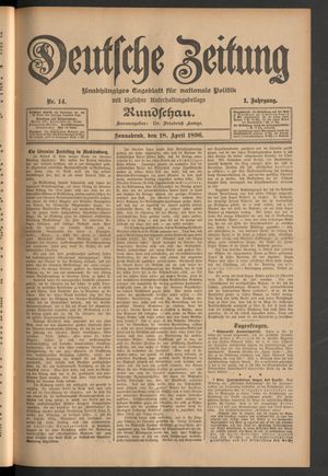 Deutsche Zeitung vom 18.04.1896