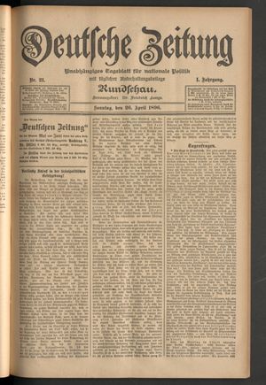Deutsche Zeitung vom 26.04.1896