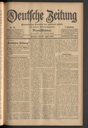 Deutsche Zeitung vom 28.04.1896