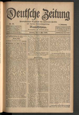 Deutsche Zeitung vom 03.05.1896