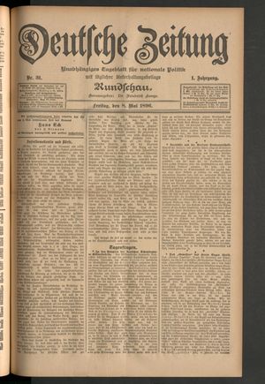Deutsche Zeitung vom 08.05.1896
