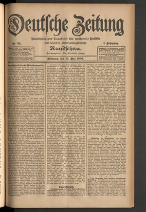 Deutsche Zeitung vom 13.05.1896