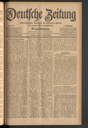 Deutsche Zeitung vom 05.06.1896