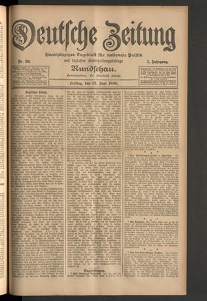 Deutsche Zeitung vom 12.06.1896