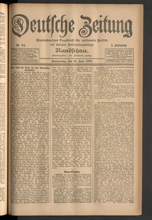 Deutsche Zeitung vom 18.06.1896