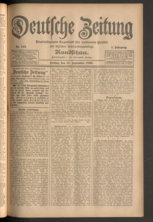 Deutsche Zeitung vom 18.09.1896