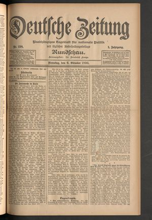 Deutsche Zeitung vom 06.10.1896