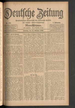 Deutsche Zeitung vom 11.10.1896