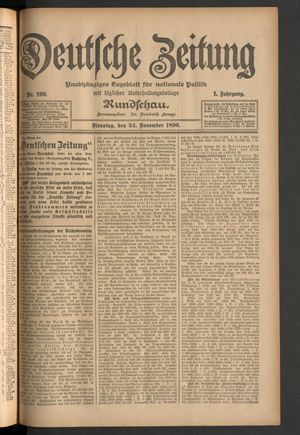 Deutsche Zeitung vom 24.11.1896