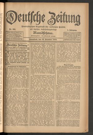Deutsche Zeitung vom 19.12.1896