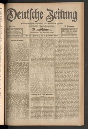 Deutsche Zeitung vom 02.11.1897