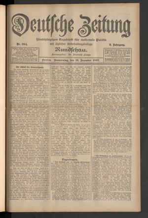 Deutsche Zeitung vom 16.12.1897