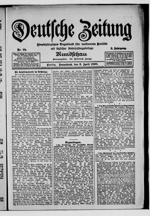 Deutsche Zeitung vom 02.04.1898