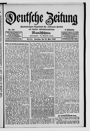 Deutsche Zeitung on May 15, 1898