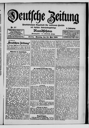 Deutsche Zeitung on May 24, 1898