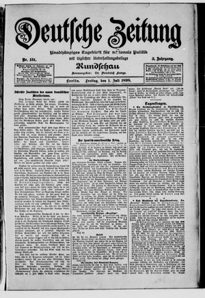 Deutsche Zeitung vom 01.07.1898