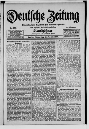 Deutsche Zeitung vom 07.07.1898