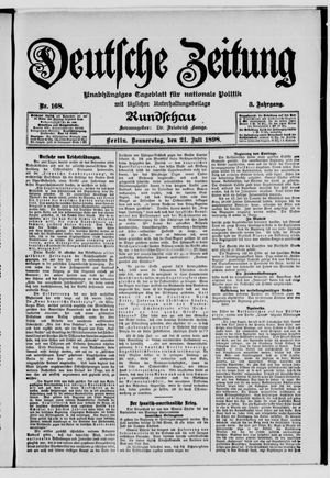Deutsche Zeitung vom 21.07.1898
