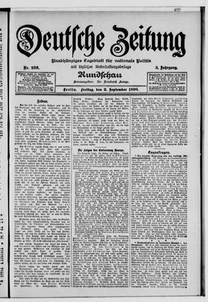 Deutsche Zeitung vom 02.09.1898