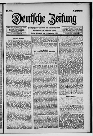 Deutsche Zeitung vom 07.09.1898