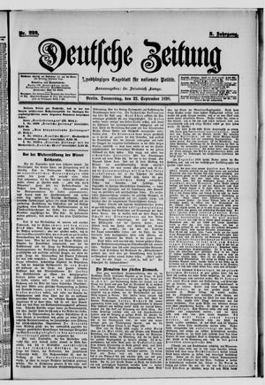 Deutsche Zeitung vom 22.09.1898