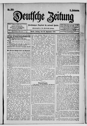 Deutsche Zeitung vom 30.09.1898