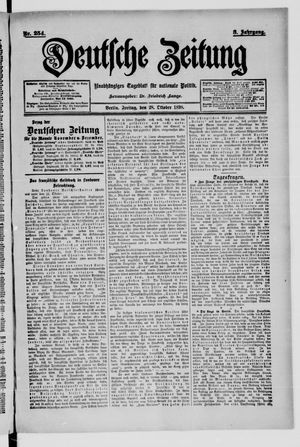 Deutsche Zeitung vom 28.10.1898