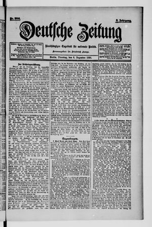Deutsche Zeitung vom 06.12.1898