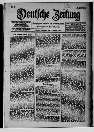 Deutsche Zeitung vom 01.01.1899