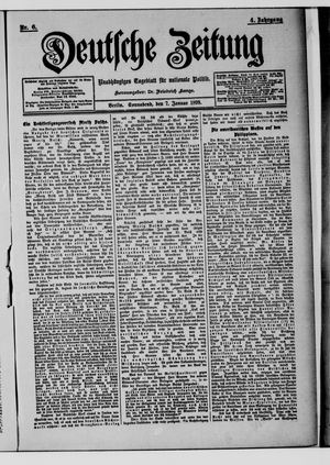Deutsche Zeitung vom 07.01.1899