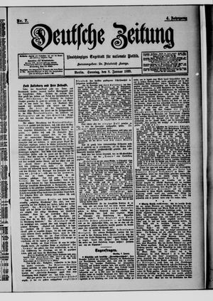 Deutsche Zeitung vom 08.01.1899