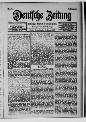 Deutsche Zeitung on Jan 12, 1899
