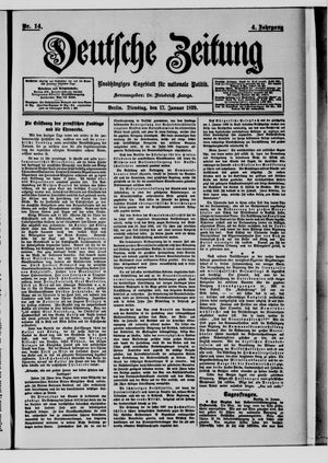 Deutsche Zeitung vom 17.01.1899