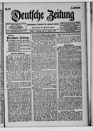 Deutsche Zeitung vom 31.01.1899