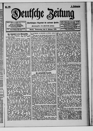 Deutsche Zeitung on Feb 2, 1899
