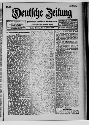 Deutsche Zeitung vom 07.02.1899