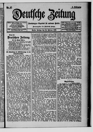 Deutsche Zeitung vom 24.02.1899