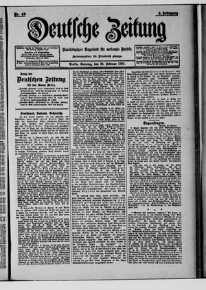 Deutsche Zeitung vom 26.02.1899