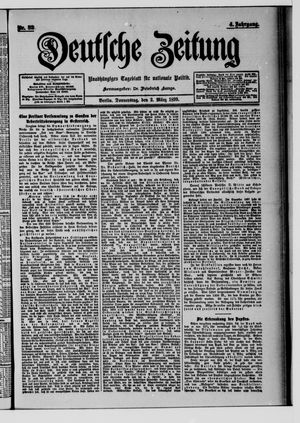 Deutsche Zeitung vom 02.03.1899