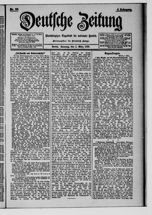 Deutsche Zeitung vom 05.03.1899
