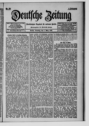 Deutsche Zeitung vom 07.03.1899