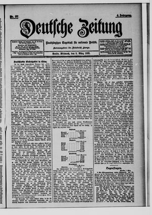 Deutsche Zeitung vom 08.03.1899